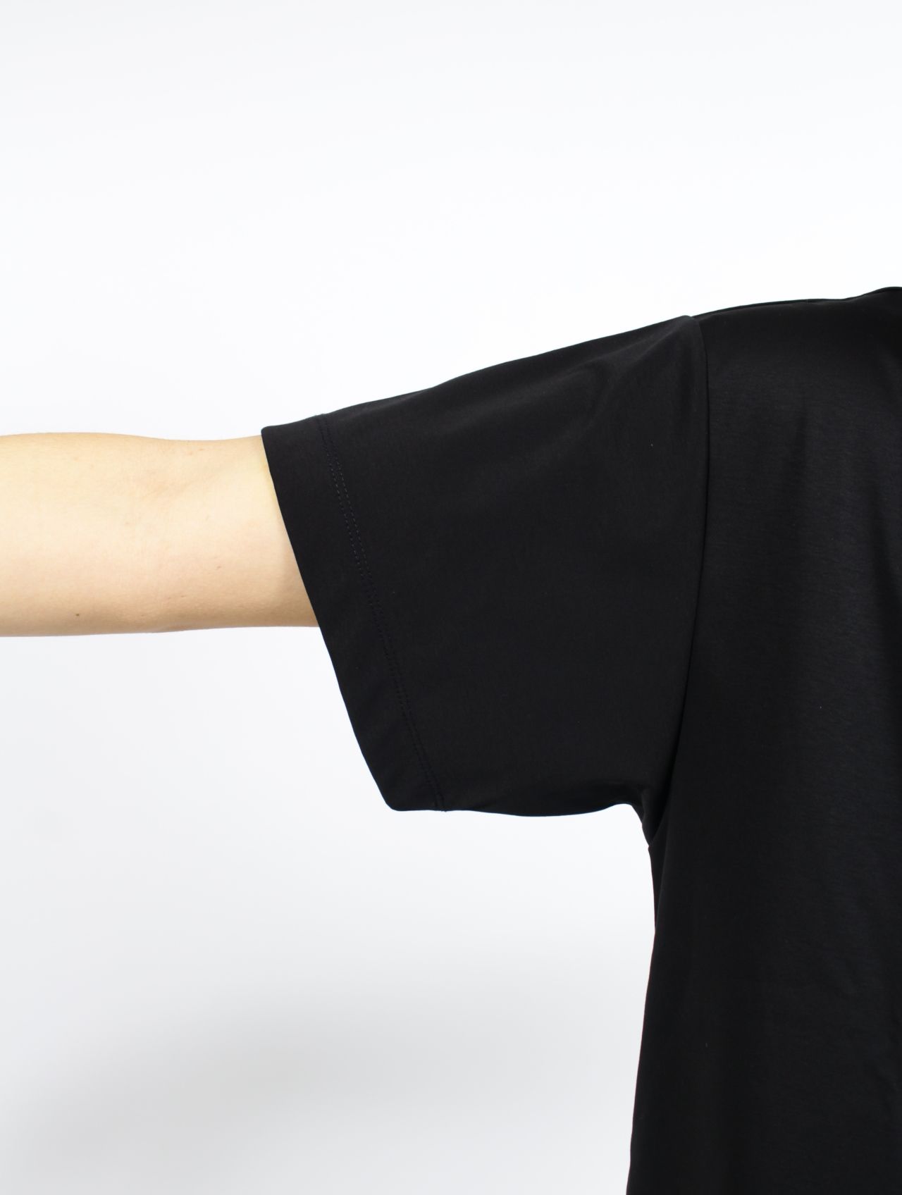 【25SS】パターン B パッチワーク ティー A 半袖 カットソー / PATTERN B-PATCHWORK TEE A / ブラック×ホワイト