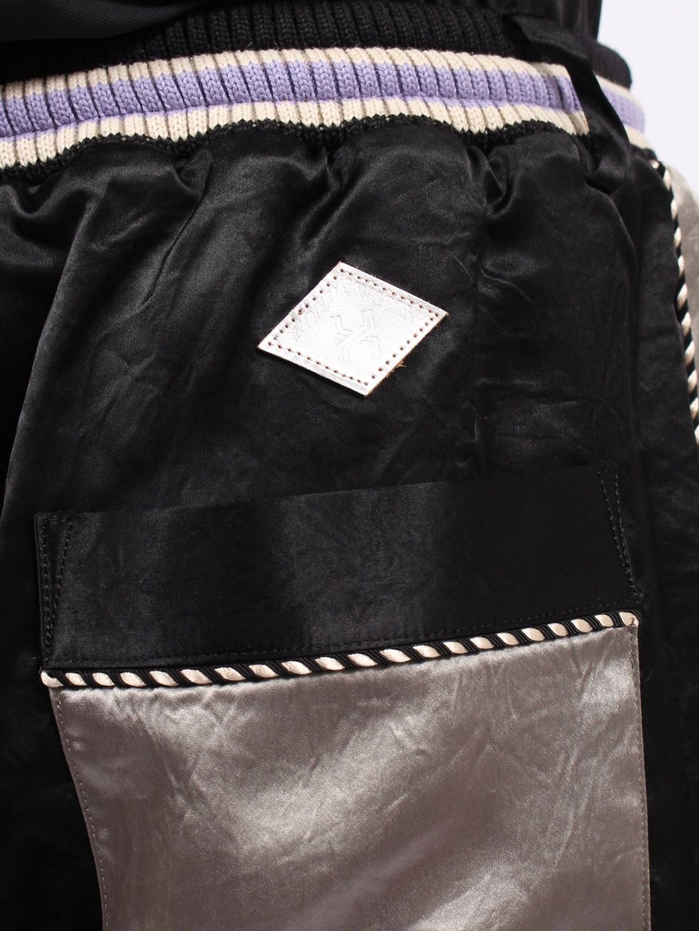 【25AW】サテン スーベニア トラウザー パンツ / SATIN SOUVENIR TROUSERS / ブラック