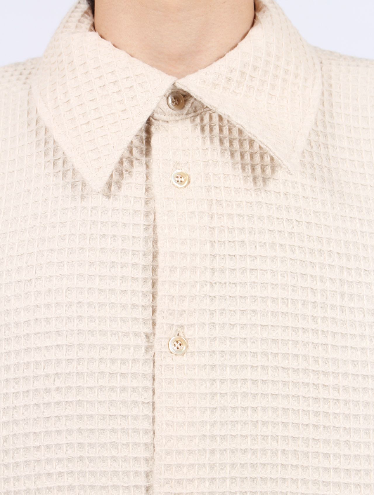 【25AW】 オーザリー シャツ 長袖 / OSEARY SHIRT / アイボリー
