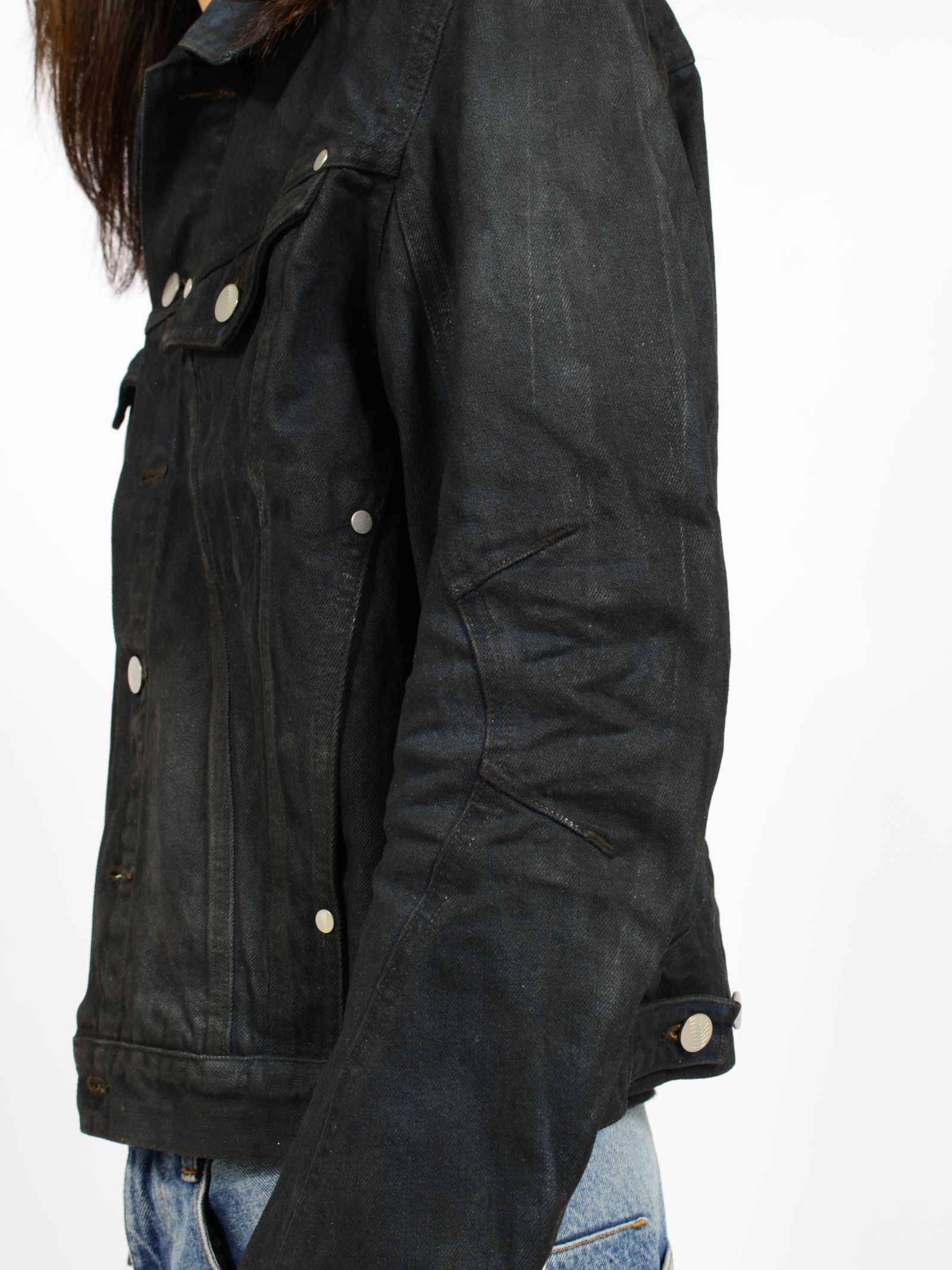 【26AW】デニム トラッカー ジャケット コーティング デニムジャケット / DENIM TRUCKER JACKET / LUSTER COATED INDIGO(インディゴ)