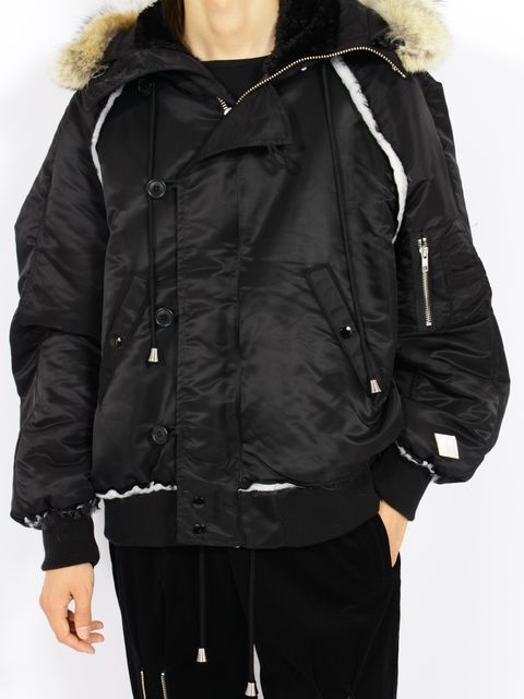 【26AW】ペンタグラム N-2Bフライト ジャケット / PENTAGRAM N-2BFLIGHT JKT / ブラック