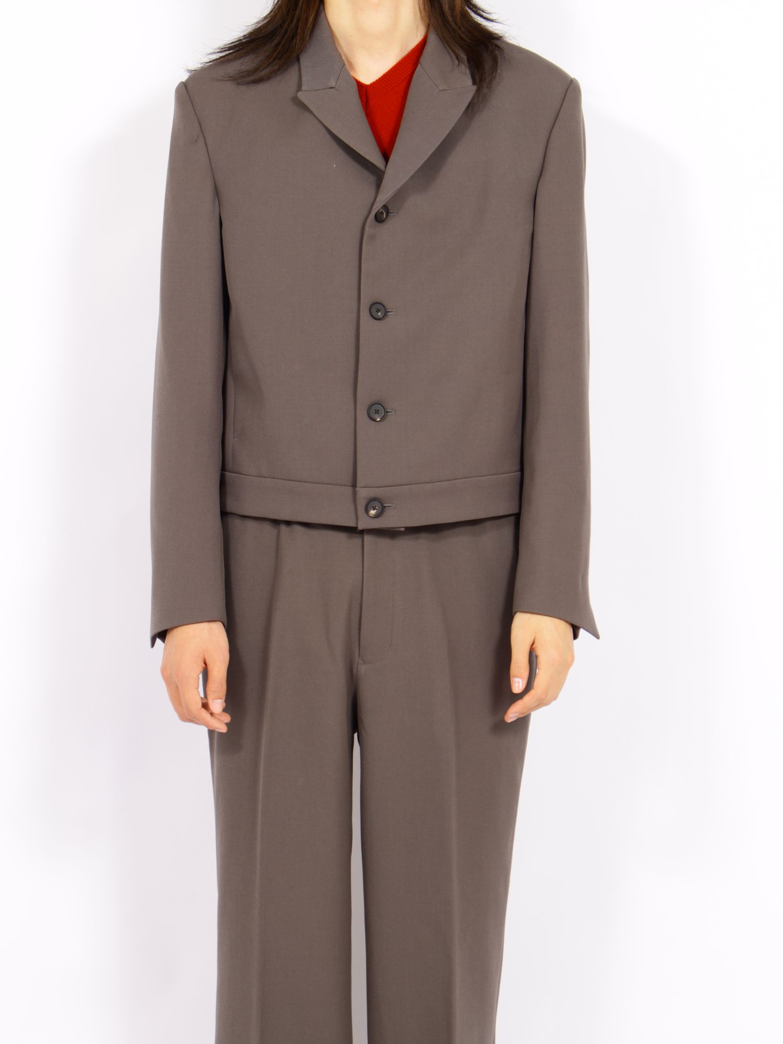 【26AW】ヘビー ウール スペンサー ジャケット / HEAVY WOOL SPENCER JACKET .16 / GUNMETAL(グレー)