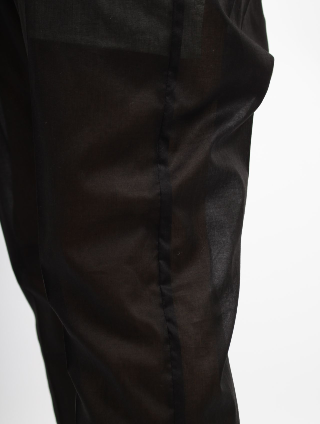 【美品】rdv o glove 中綿入り ナイロン サルエルパンツ　ブラック　黒 RICK OWENS - 【25SS】ドローストリング サルエルパンツ