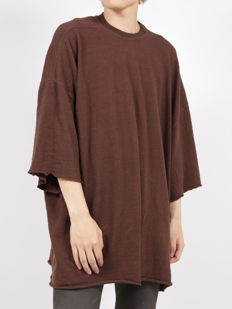 RICK OWENS - 【23FW】トミーTシャツ / TOMMY T / ブラウン | STORY