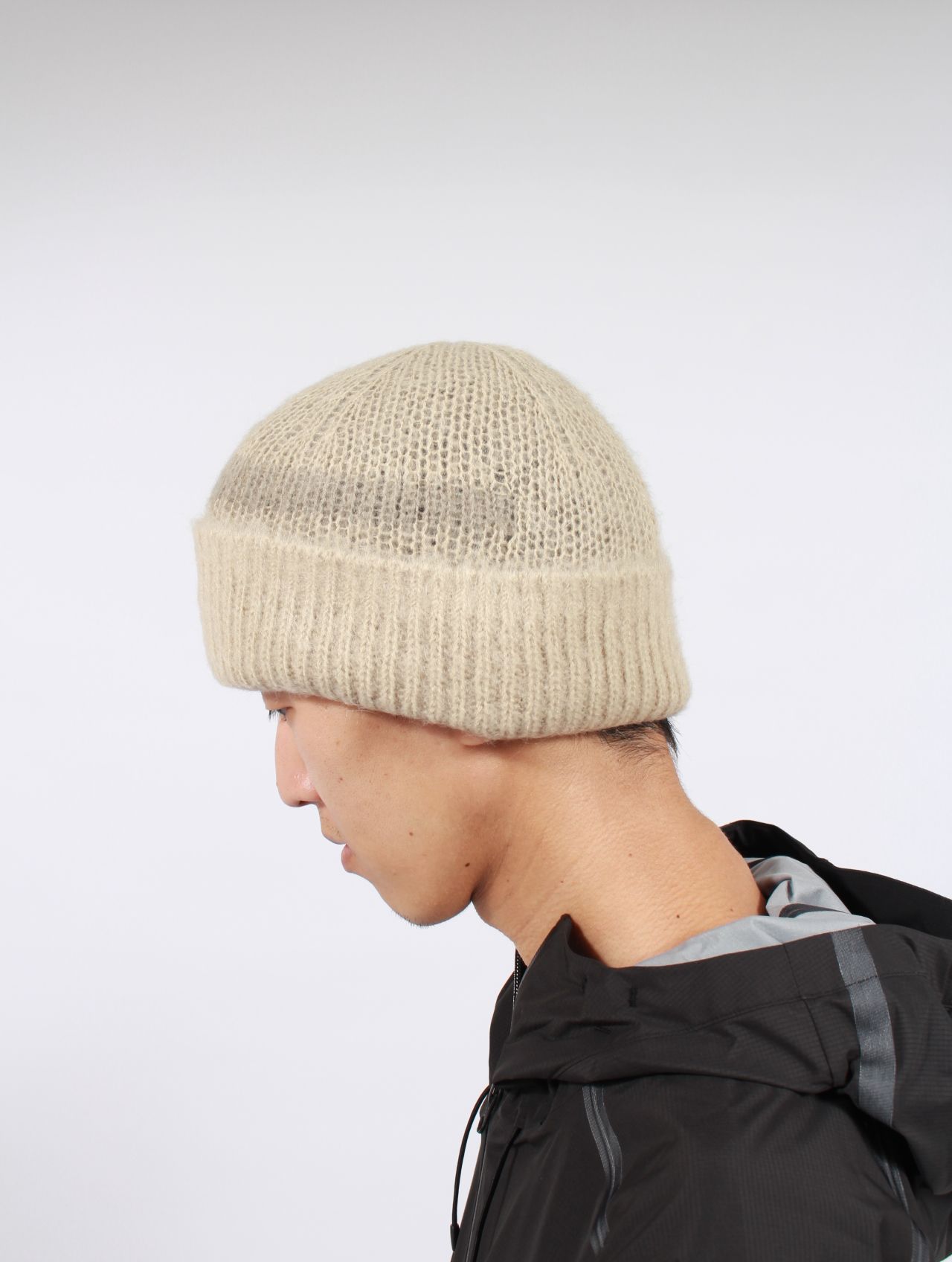 【25AW】モヘア ビーニー / MOHAIR BEANIE / クリーム