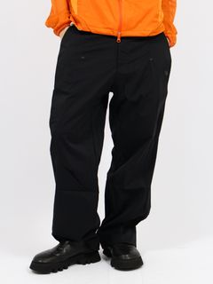 【26SS】ウェーブ テーパード パンツ / WEAVE TAPED PANTS / ブラック