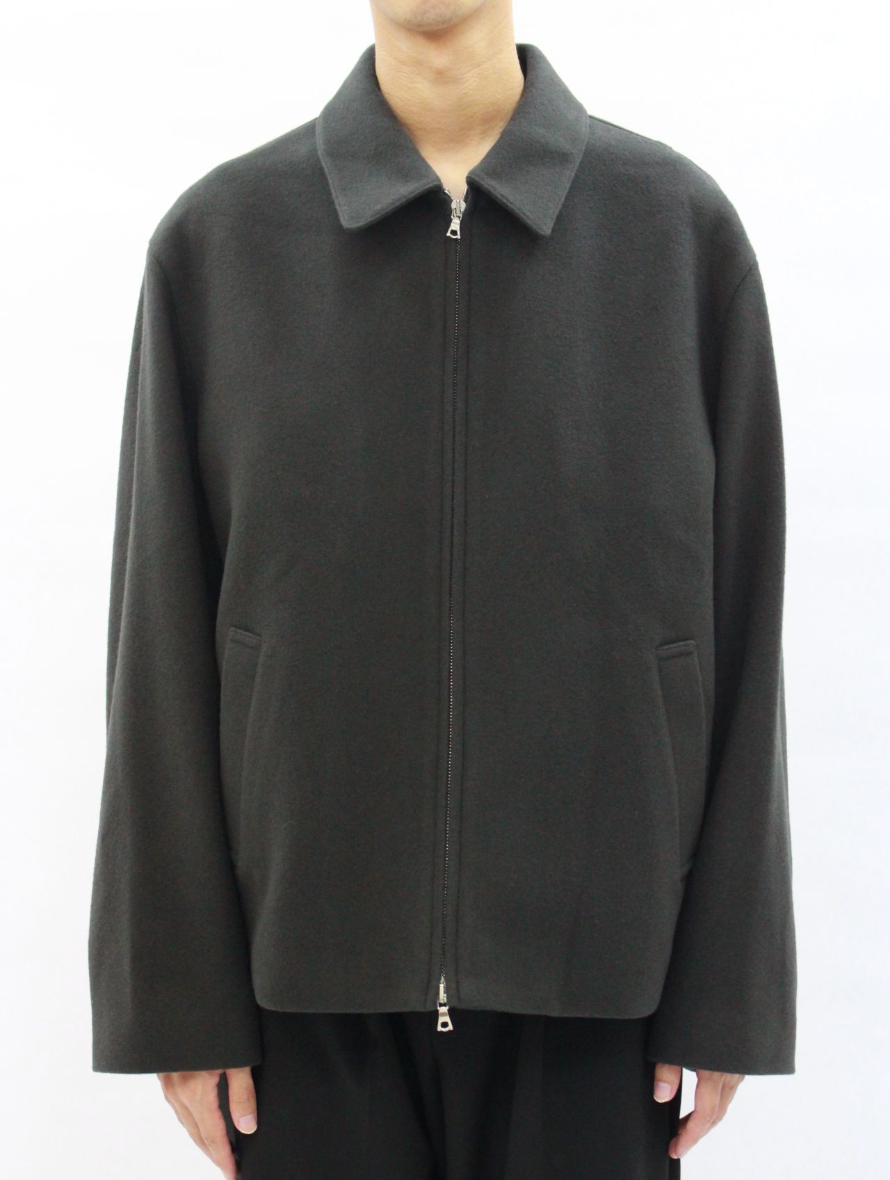 【25AW】ゼン モッサー ウール ブルゾン / ZEN MOSSER WOOL BLOUSON / ペッパーコーン