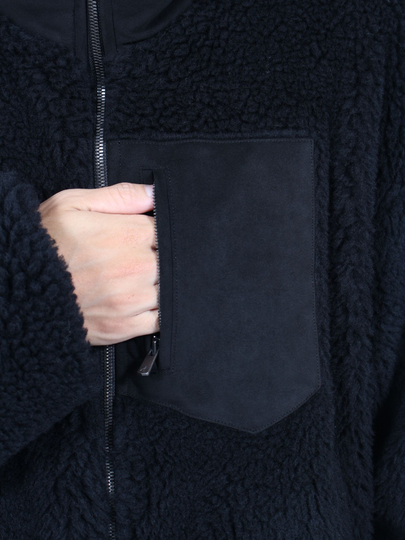 【24AW】2WAY ボア フリース ジャケット / 2WAY BOA FLEECE JK / ブラック