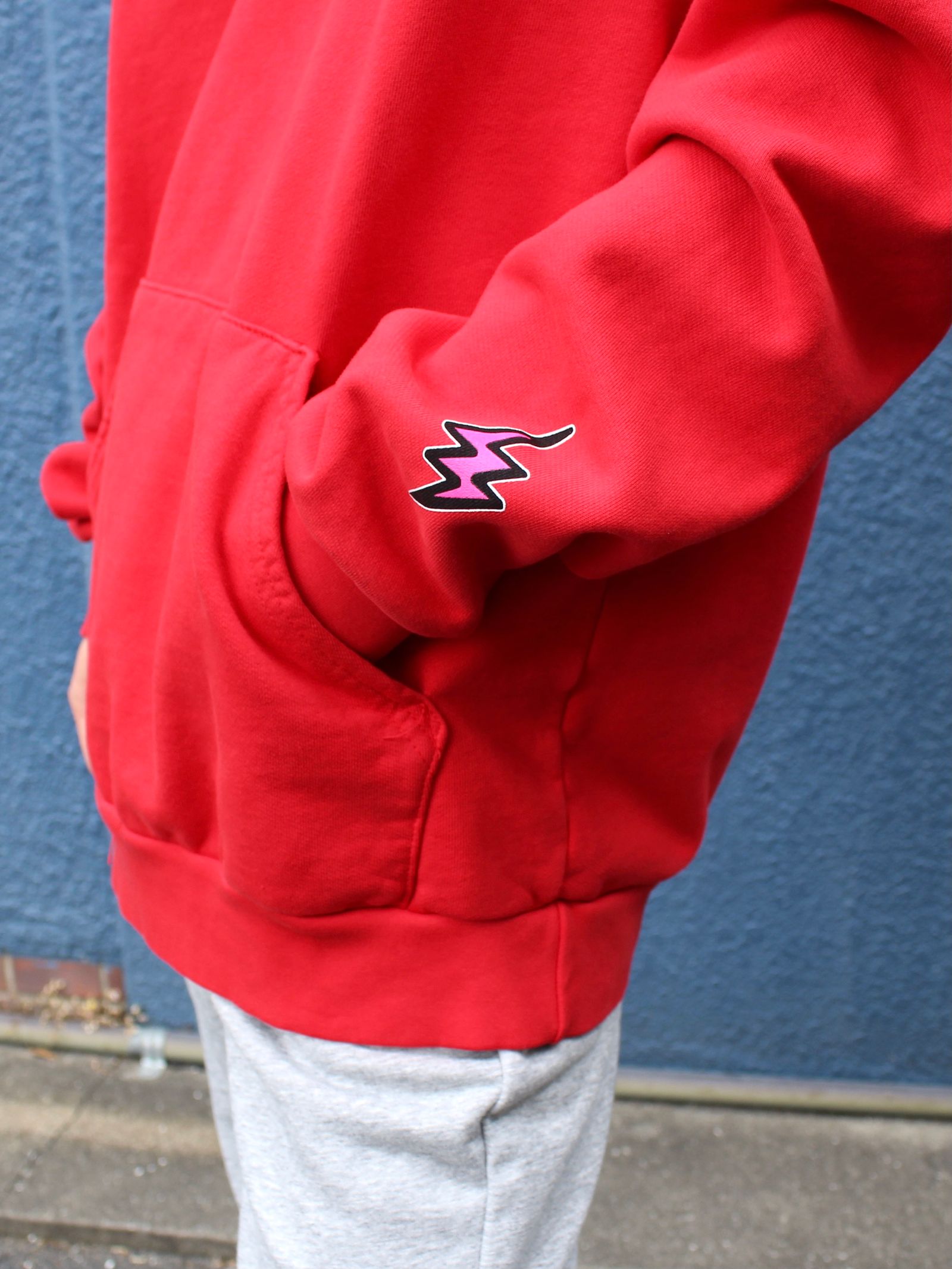 フラワープリント フーディー / Rojo Flower Hoodie / レッド