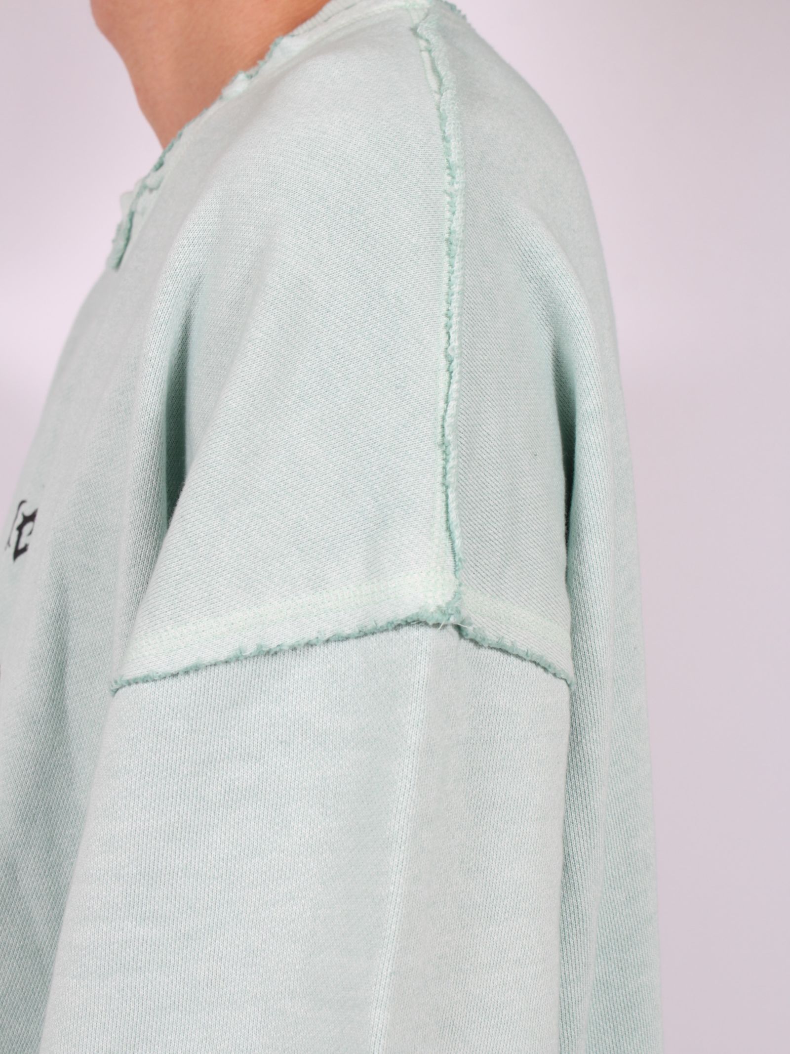 【24AW】ピグメント ペンタグラム コットン クルーネック スウェット / PIGMENT DYE COTTON CREWNECK SWEATER 'PENTAGRAM / ミント