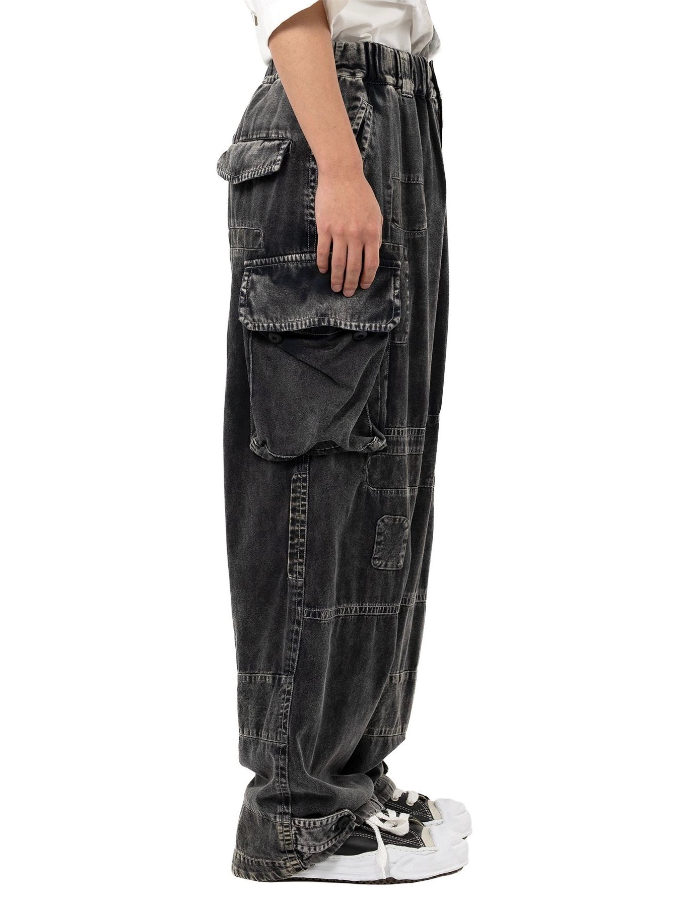 【25AW】リペア カーゴ トラウザー / REPAIR CARGO TROUSER / ブラック