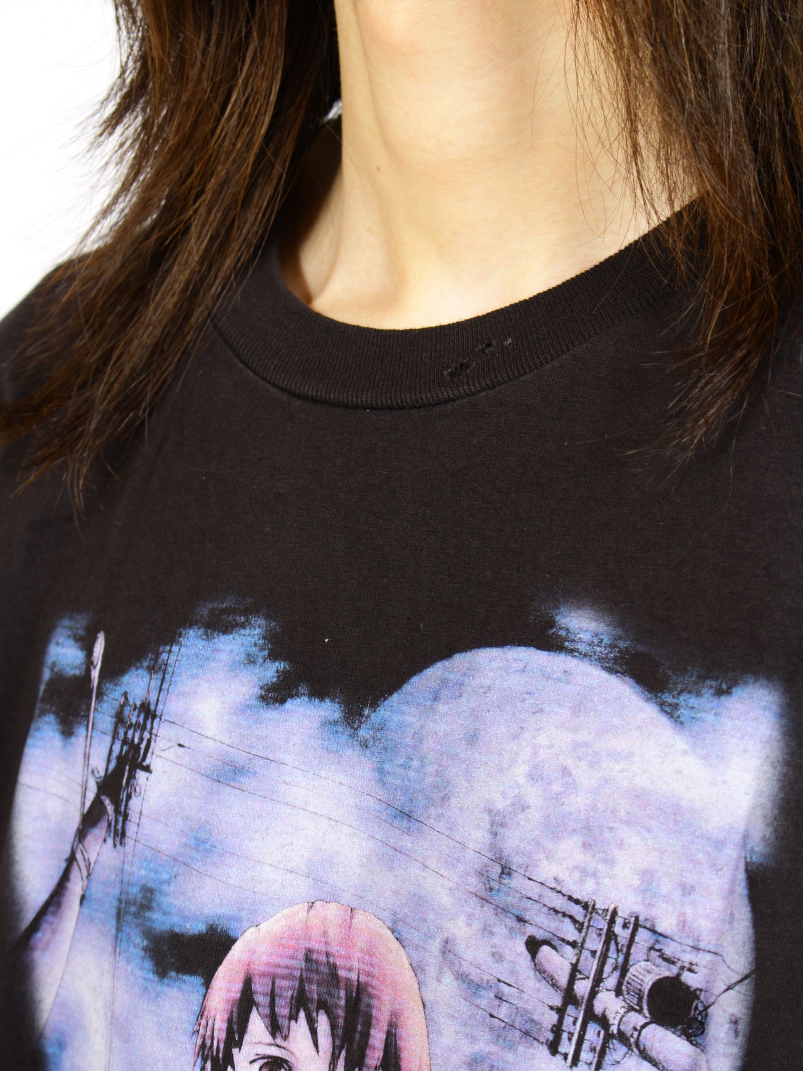 【26AW】セブ VS レインPT-07 ロングスリーブ Tシャツ 長袖 カットソー / SEV VS LAIN PT-07 L/SL TEE / ブラック