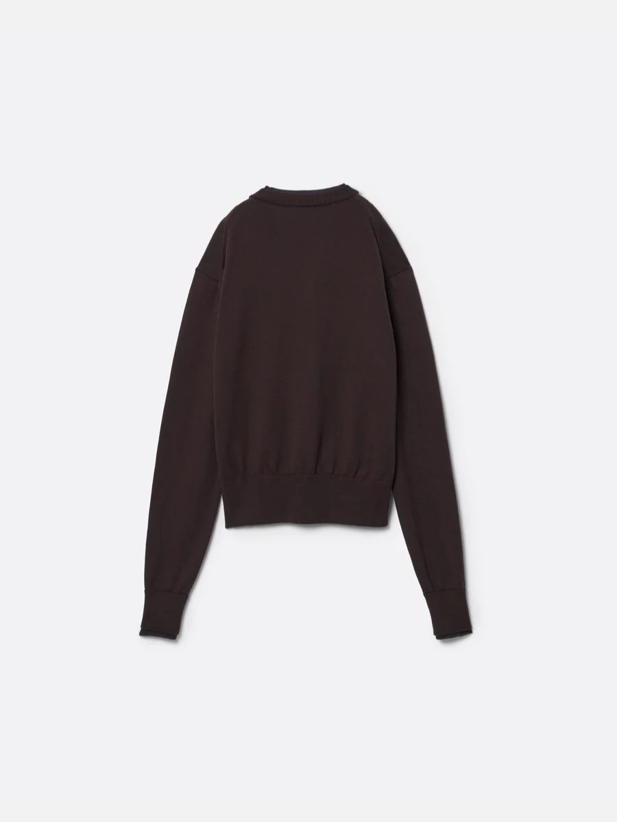 【26AW】コンパクト ライナー カーディガン / COMPACT LINER CARDIGAN .16 / ブラウン