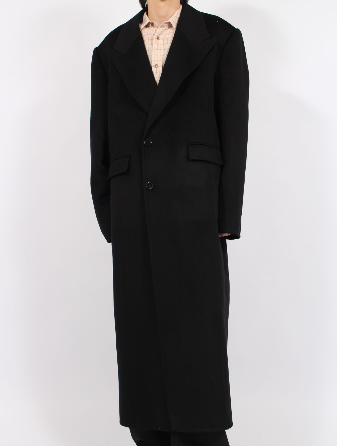 【25AW】 テツ コート / TETSU COAT / シュンガイト(ブラック)