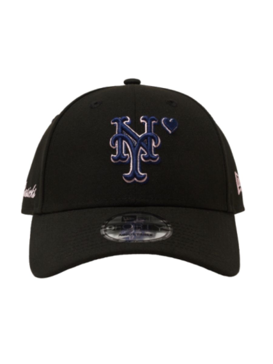 【26AW】9フォーティー ニューヨーク ヤンキース メッツ キャップ / 9FORTY NEW YORK METS CAP / ブラック×ネイビー×ホワイト