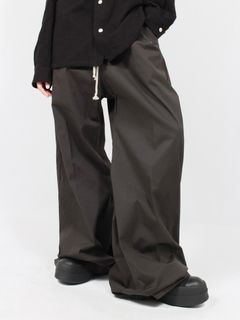 【24AW】ワイド ベラパンツ / WIDE BELA PANTS / ダークダスト
