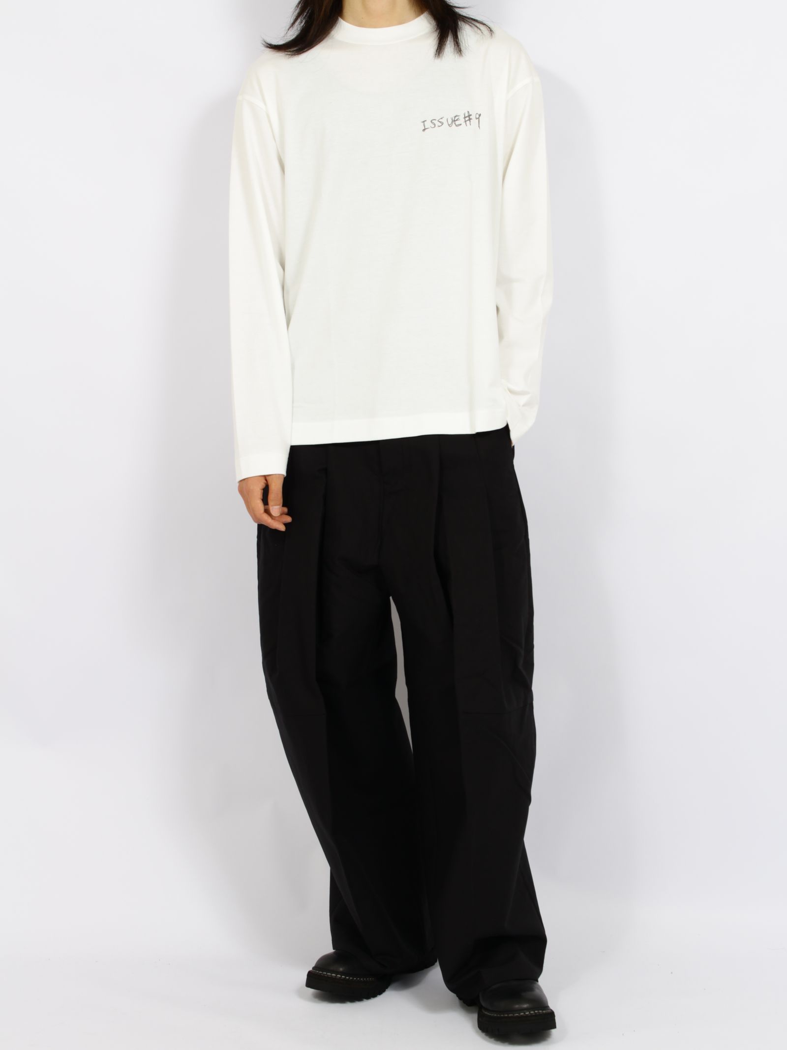 【26AW】シーズン テーマ ロングスリーブ Tシャツ / ISSUE#9(L/S TEE) / ホワイト