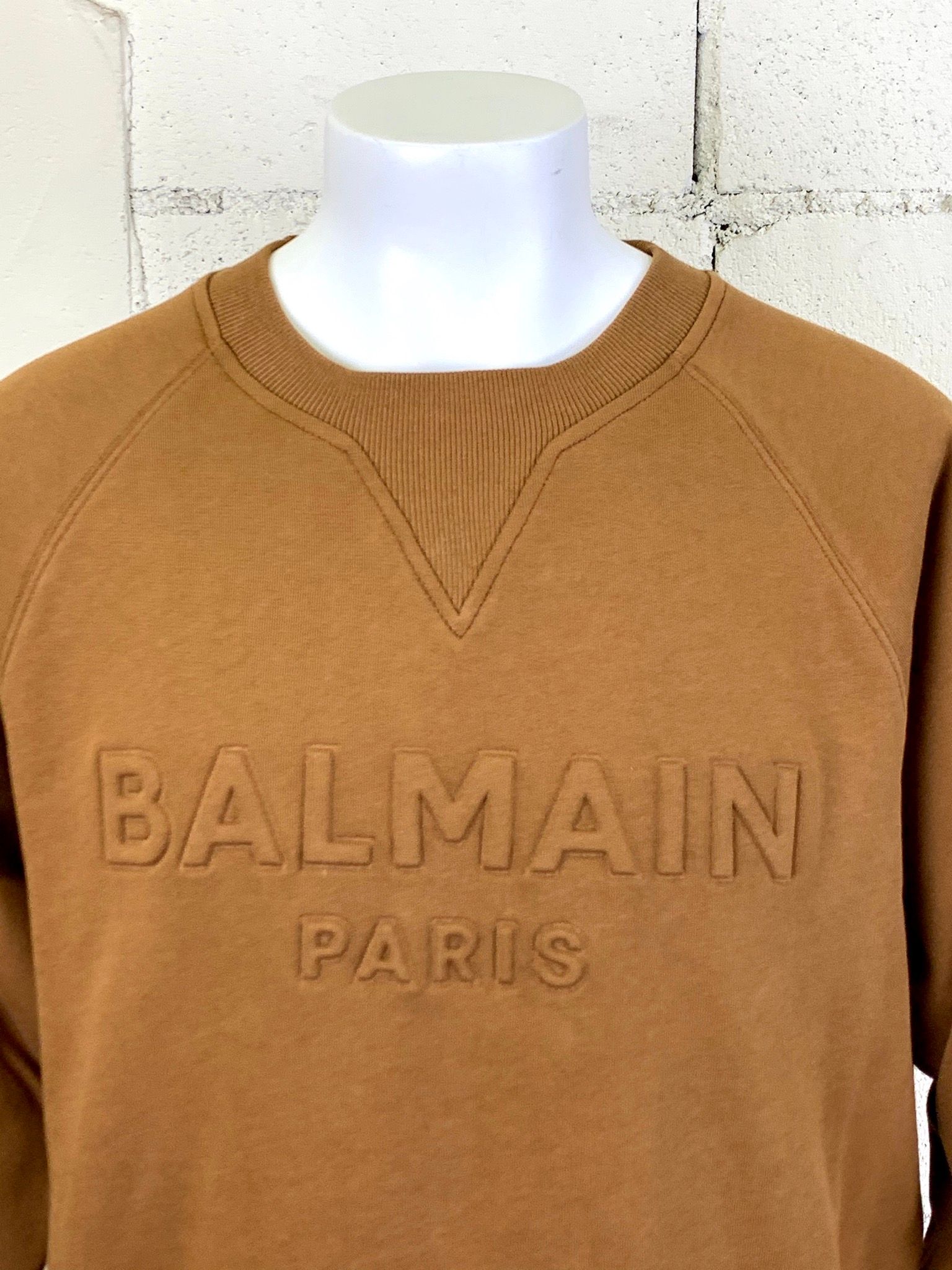 BALMAIN - エンボスロゴ スウェット BH2 C&S EMBOSSE