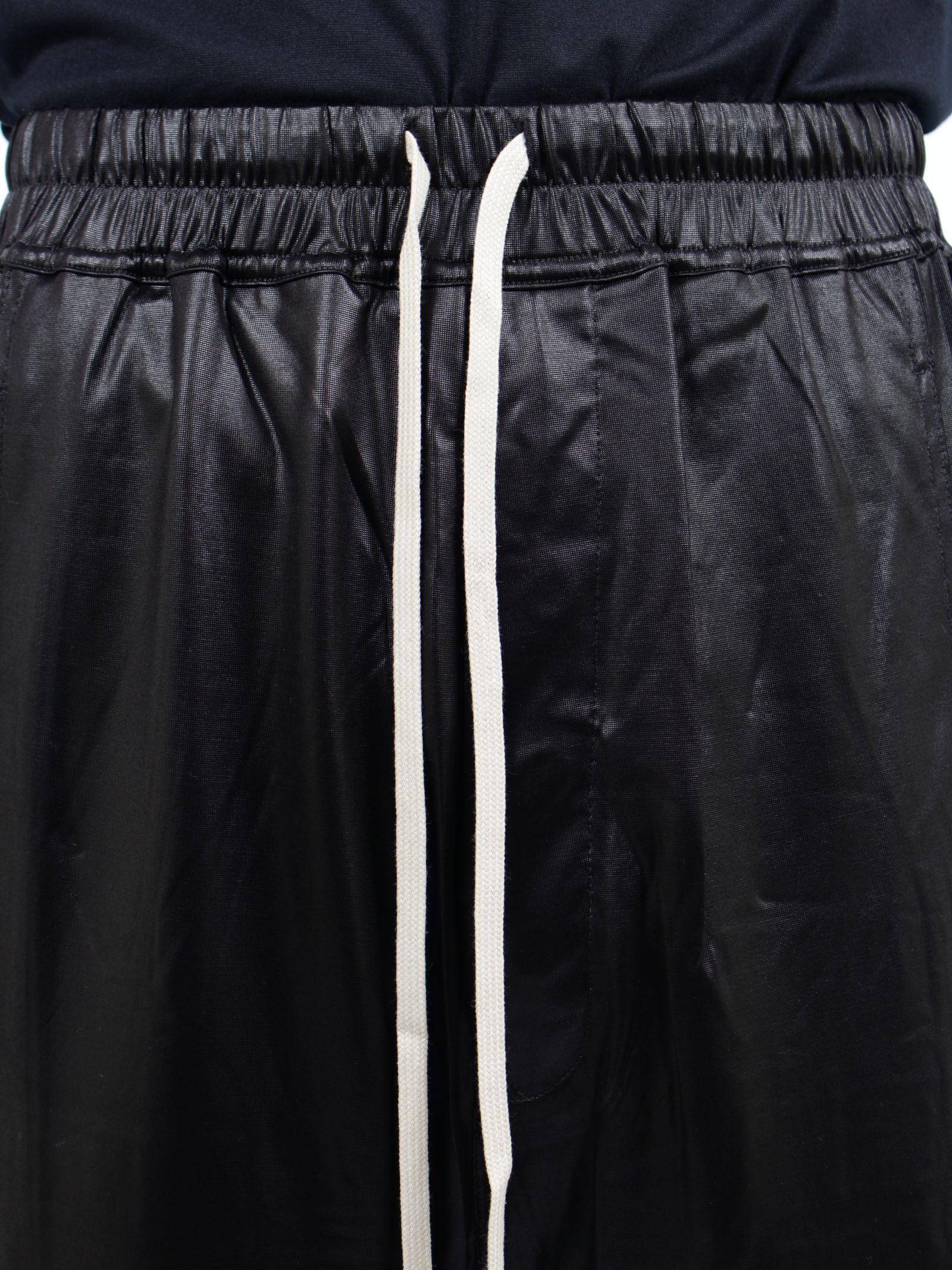 【26SS】サイドスナップボタン ワイド プッシャー パンツ / WIDE PUSHER PANTS / ブラック