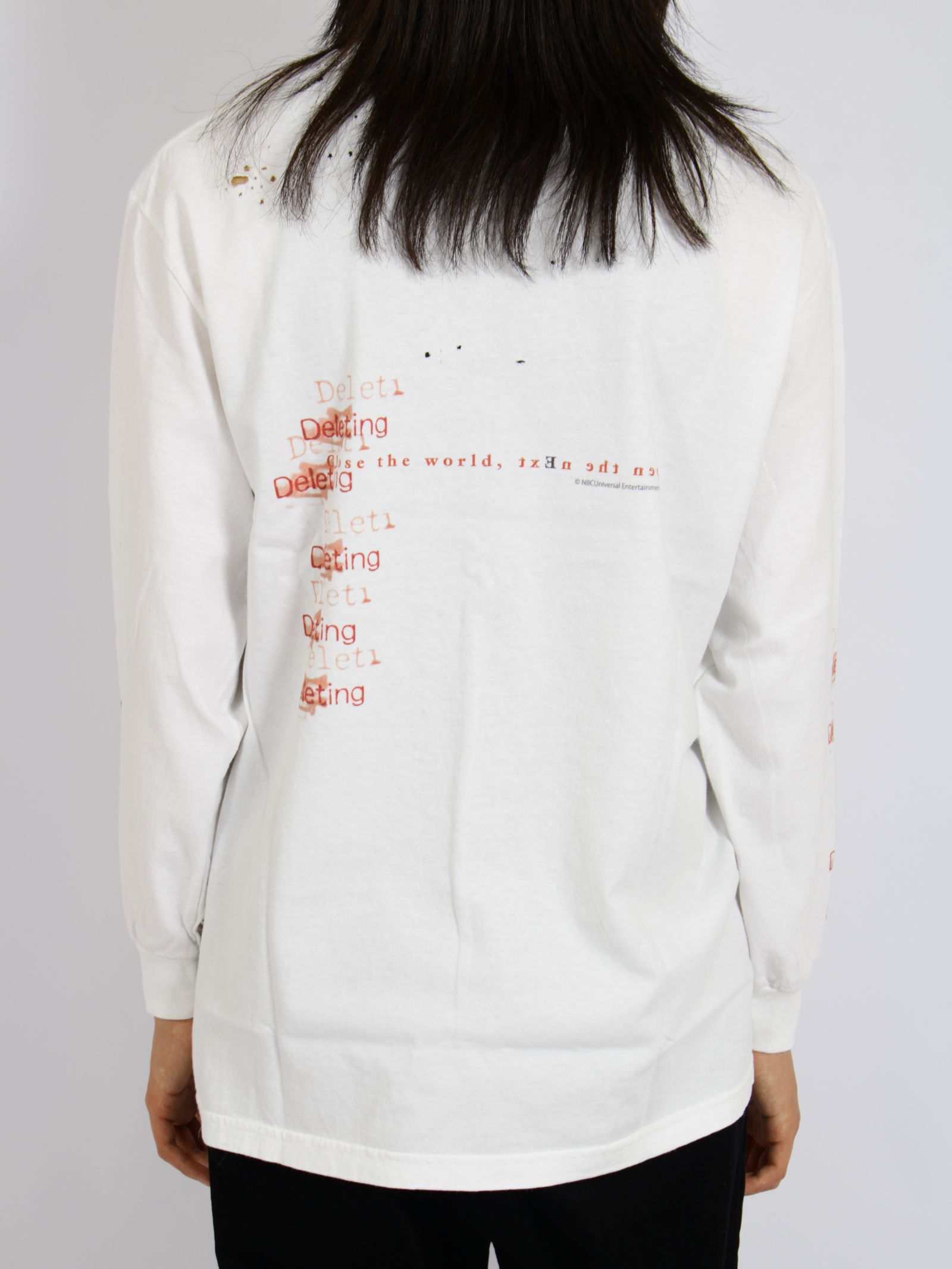 【26AW】セブ VS レイン PT-07 ロングスリーブ Tシャツ 長袖カットソー  / SEV VS LAIN PT-07 L/SL TEE / ホワイト
