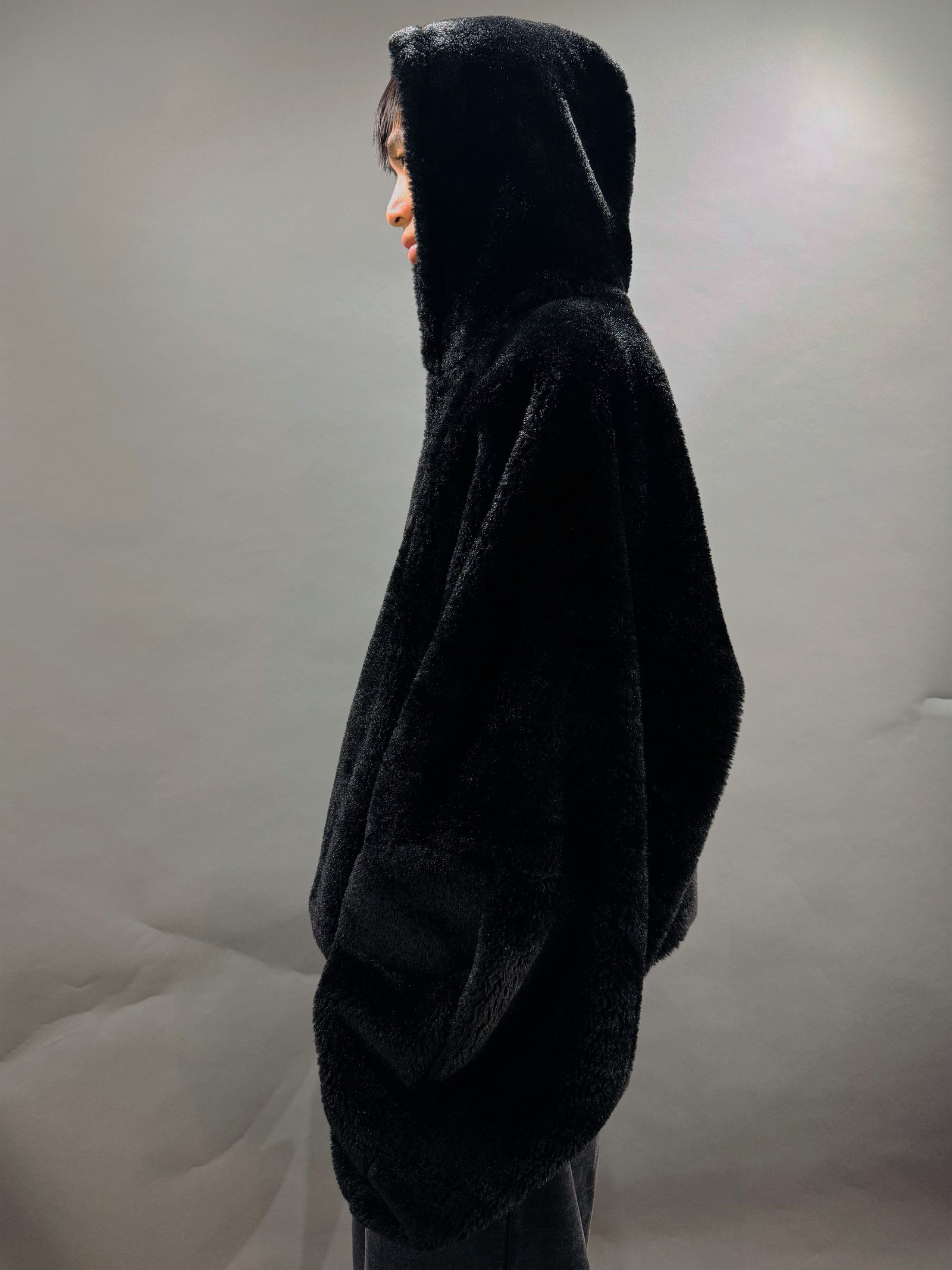 【25AW】リバーシブル フーディー パーカー / REVERSIBLE HOODIE / ブラック