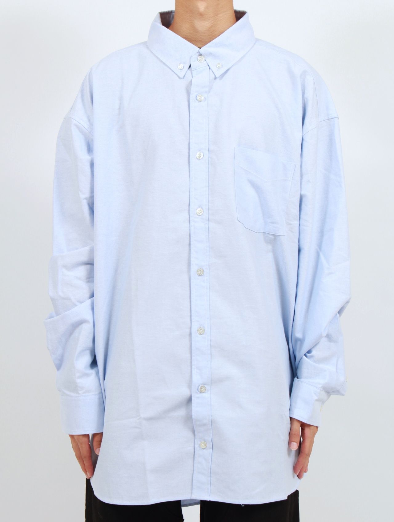 【25AW】オーバーサイズ オックスフォード シャツ / OVERSIZED OXFORD SHIRT / ブルー