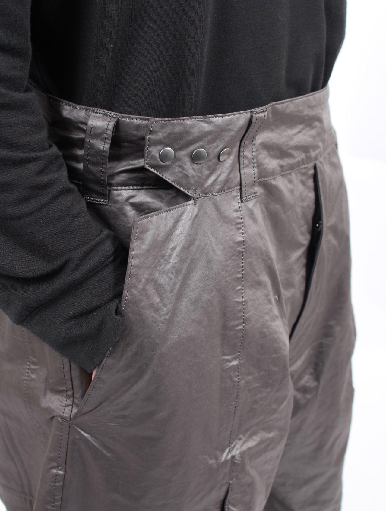 【25SS】8ポケット パネル ワイド ナイロン ポリ トラウザー パンツ / 8 POCKET PANEL WIDE NYLON POLY TRS / ガンメタル