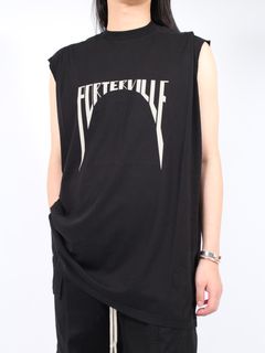 【24AW】ノースリーブ タープT / TARP T / ブラック × パール