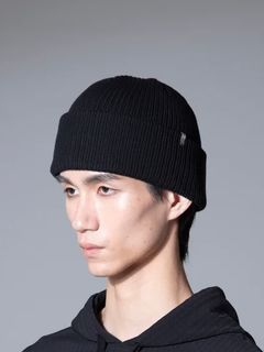 リブ ビーニー / RIB BEANIE / ブラック