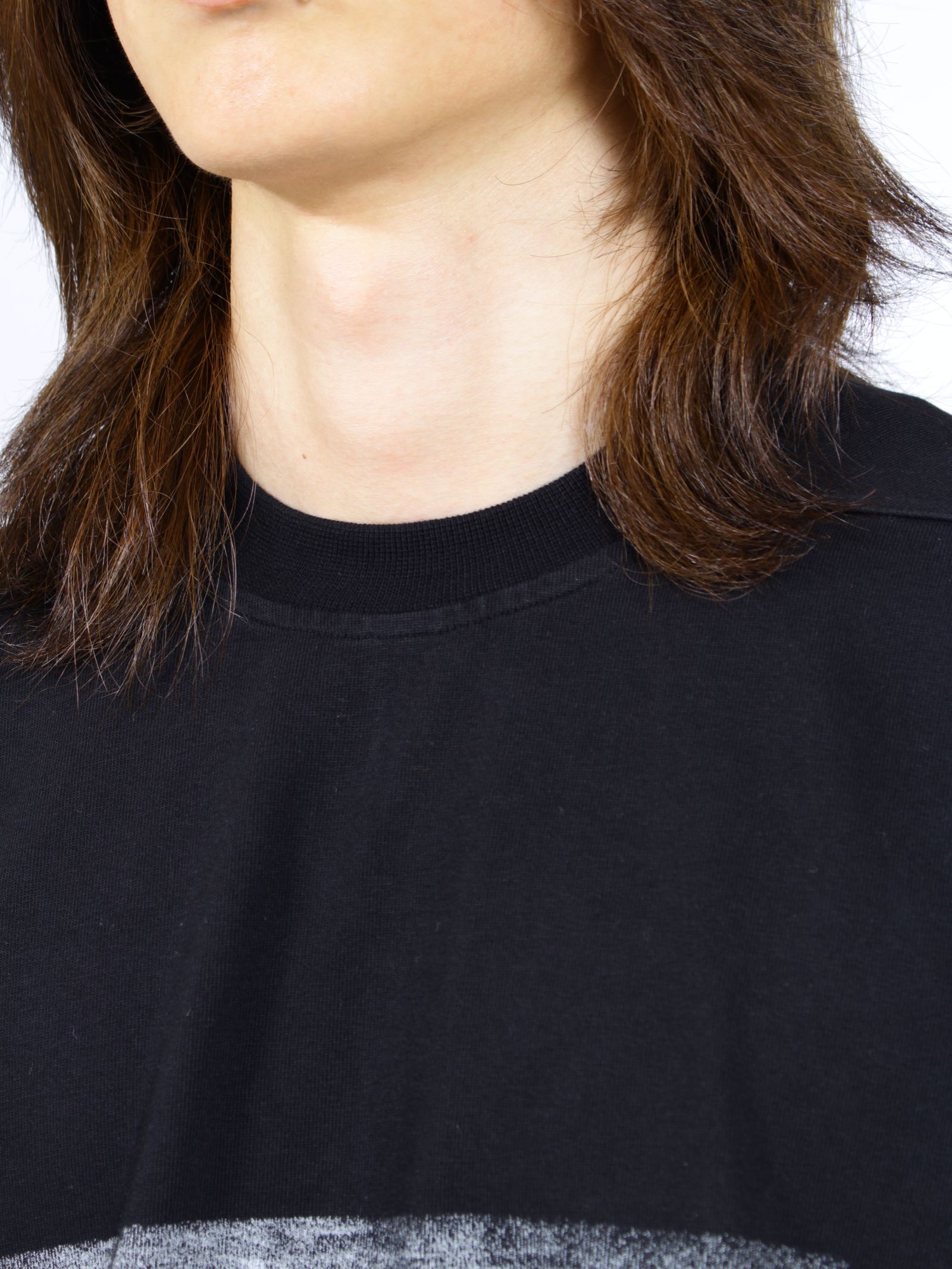 【26SS】ジャンボ Tシャツ / JUMBO SS T / ブラック×ミルク