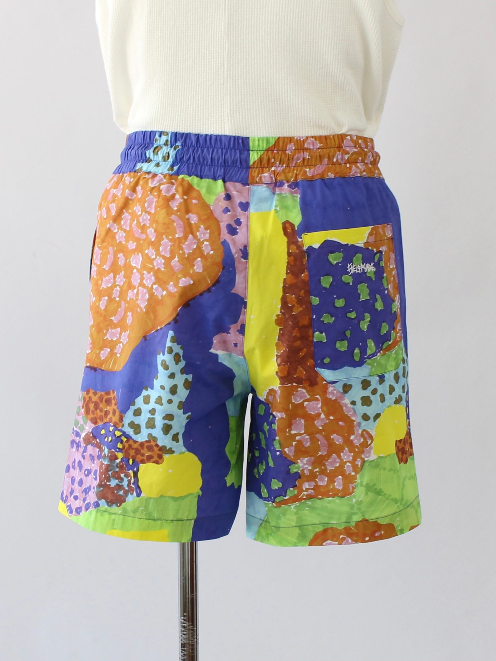 樹木柄 アートショートパンツ / SHORT PANTS IN ALL OVER “ALBERI” / マルチカラー