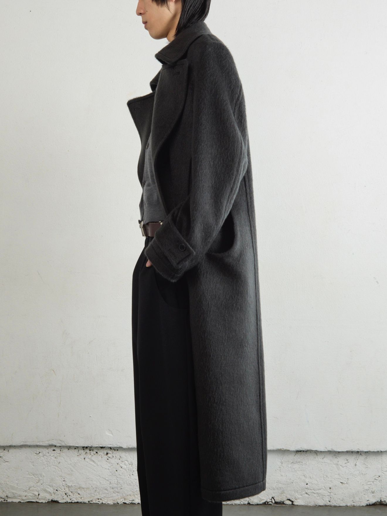 【希少】 blackmeans 3way フーデット コート ブラック NVRFRGT - 【25AW】 ダブル ブレステッド コート / DOUBLE