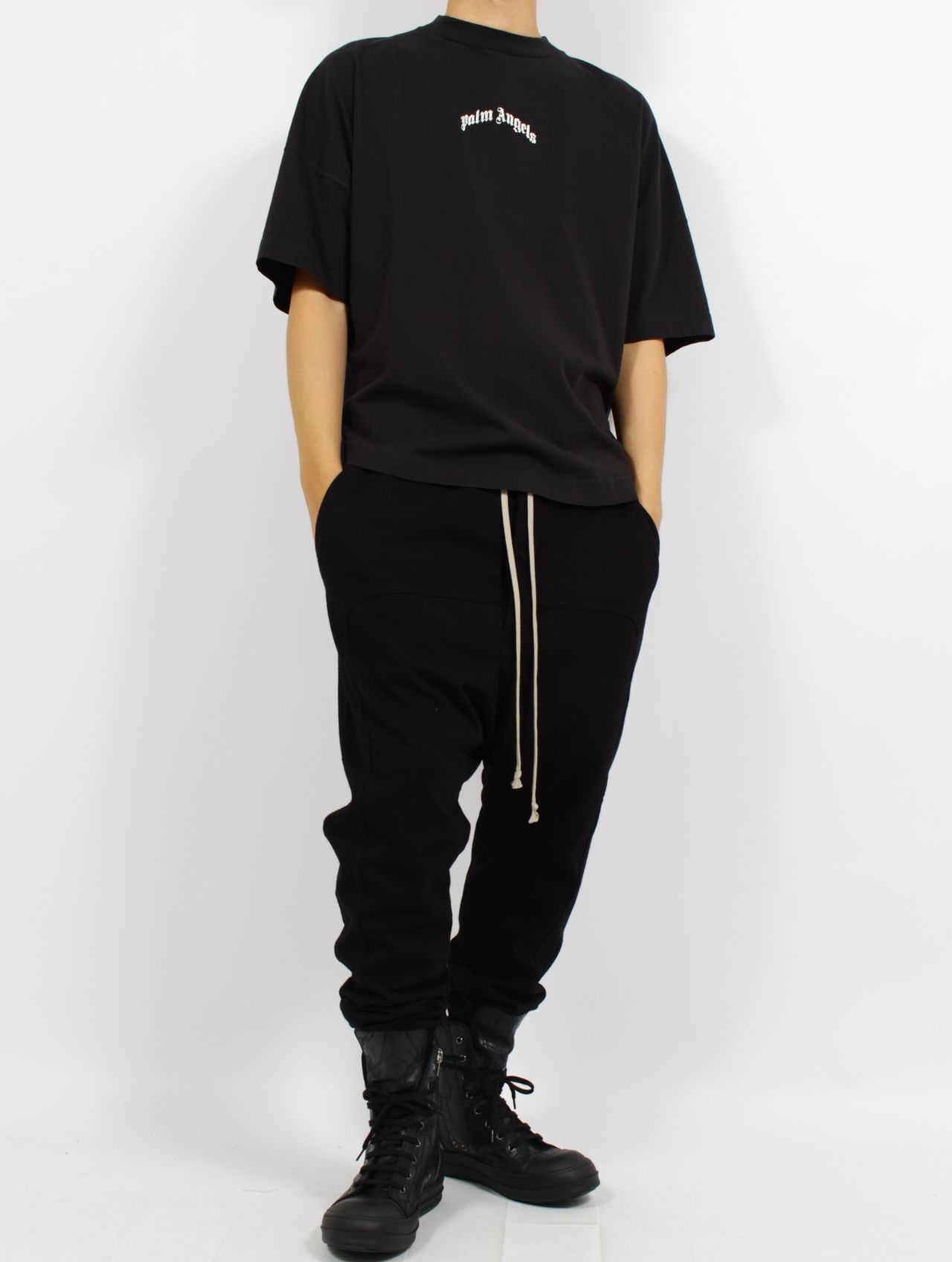PALM ANGELS - 【25AW】定番 バック カーブロゴ オーバー 半袖 T