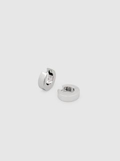 【両耳用】アーチフープ スモール ポリッシュド ピアス / ARCH HOOP SMALL POLISHED / シルバー