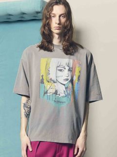 古塔つみ 描き下ろし オーバーサイズ Tシャツ / COTOH 2nd ALBUM T-SHIRT / グレー