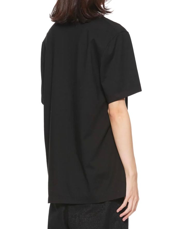 【25SS】プリント ショートスリーブ Tシャツ / COTTON SZ JERSEY / ブラック