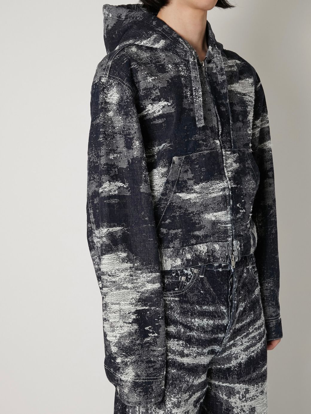 TAAKK - 【26SS】デニム ジップアップ フーディー / DENIM