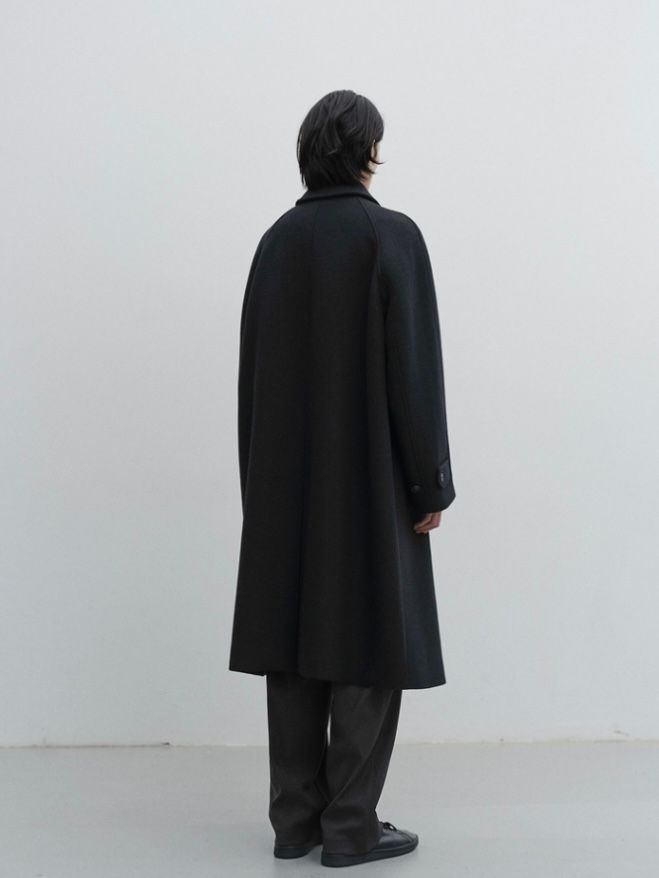【26AW】レガシー バルマカーン コート / LEGACY BALMACAAN COAT / ブラック