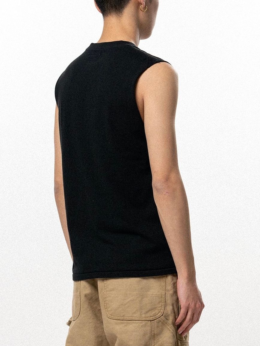 【26SS】"エアロ-カミヤ" スリーブレス Tシャツ ノースリーブ カットソー / "AERO-KMY" SLEVELESS T-SHIRT / ブラック