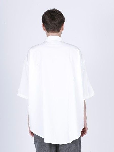 イレイサー 半袖 シャツ / ERASER HALF SLEEVE SHIRT / ホワイト