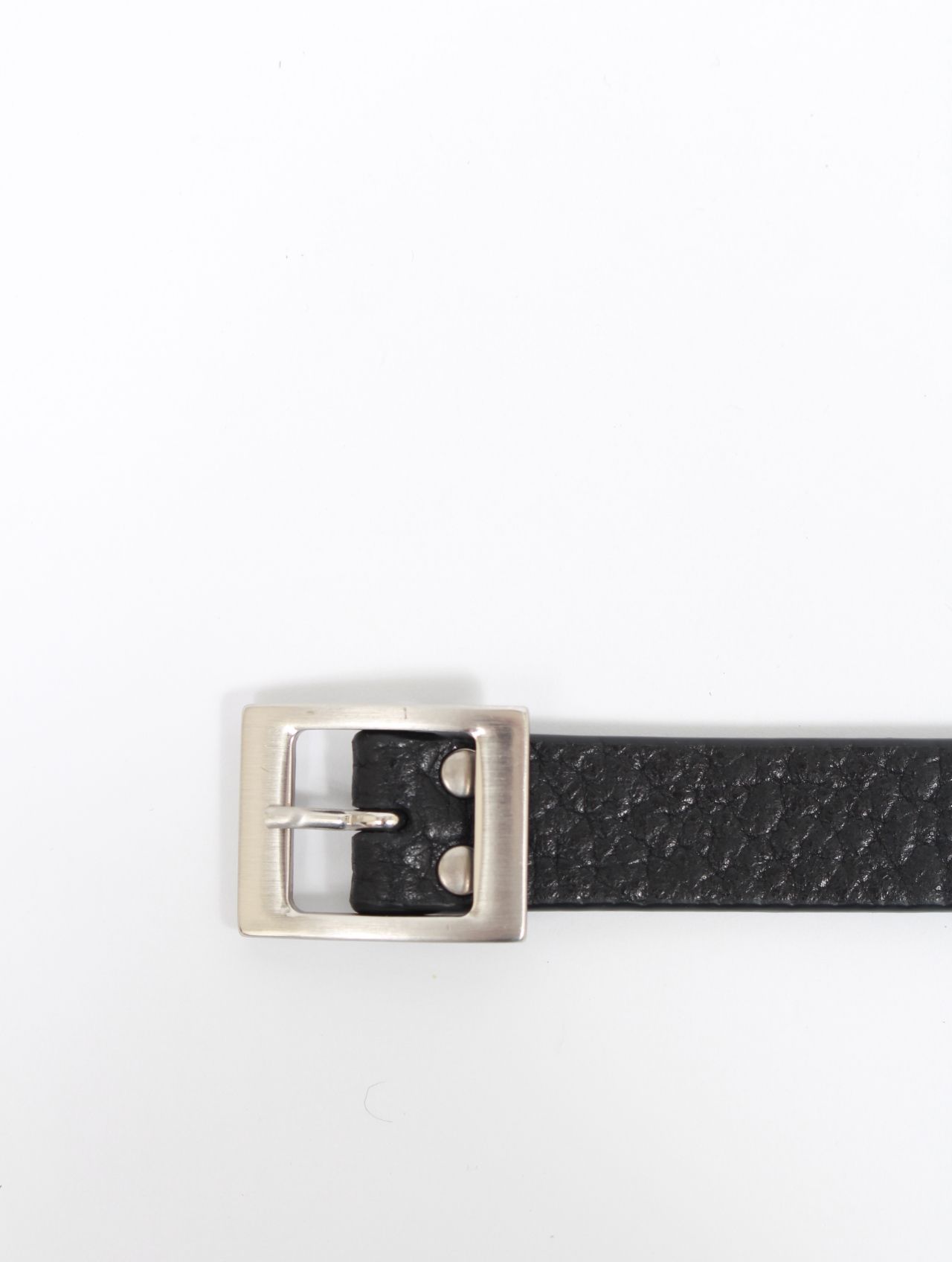 【25AW】ミニ ストゥージーズ レザー ベルト / MINI STOOGES BELT / ブラック