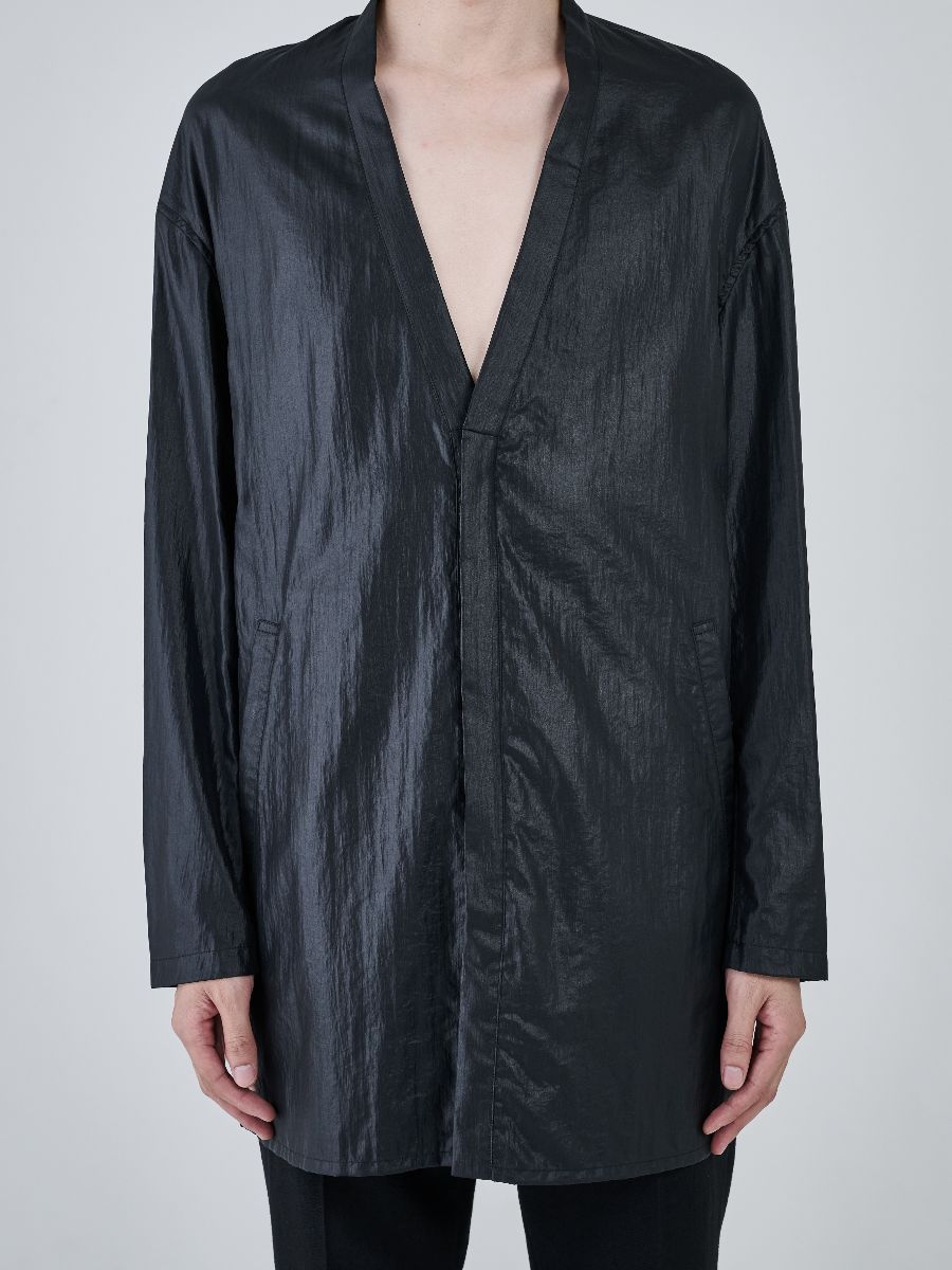 【27SS】 OVERSIZED KIMONO SHIRT / ブラック