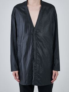 【27SS】 OVERSIZED KIMONO SHIRT / ブラック