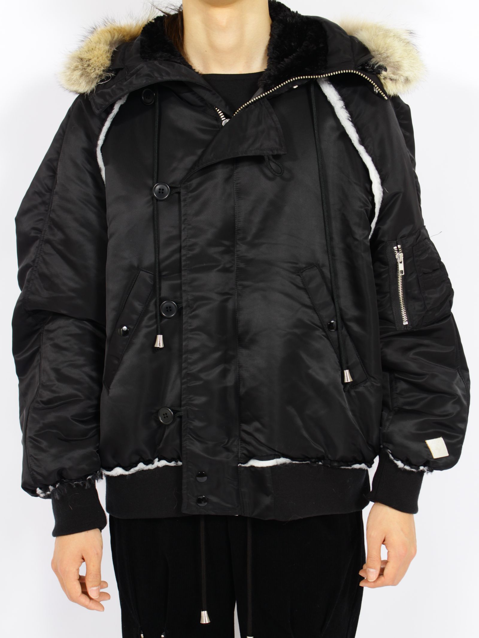 【26AW】ペンタグラム N-2Bフライト ジャケット / PENTAGRAM N-2BFLIGHT JKT / ブラック