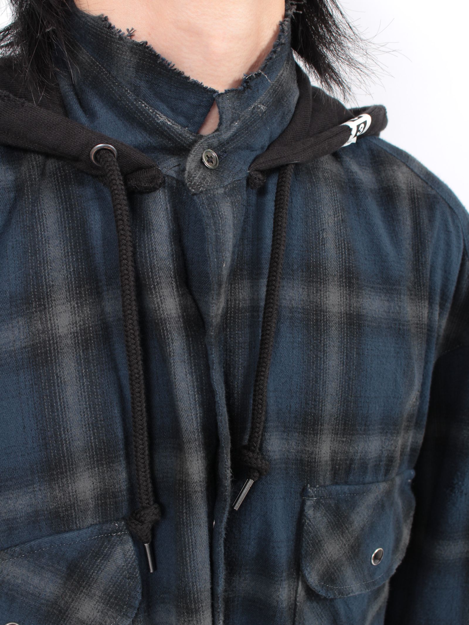 【24AW】スウェット パーカー ロングスリーブ シャツ / SWEAT HOODIE L/S SH / ブルー