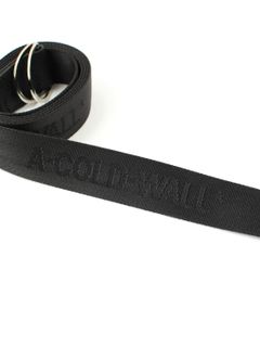ACWロゴ ベルト / JAQUARD WEBBING BELT / ブラック