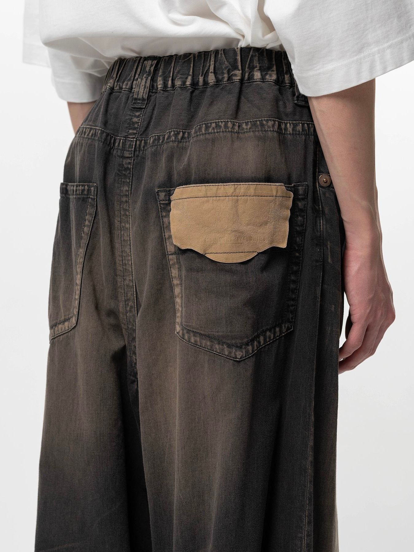 【26SS】ライトオンス ワイド デニム パンツ / LIGHT OZ WIDE DENIM / ブラック