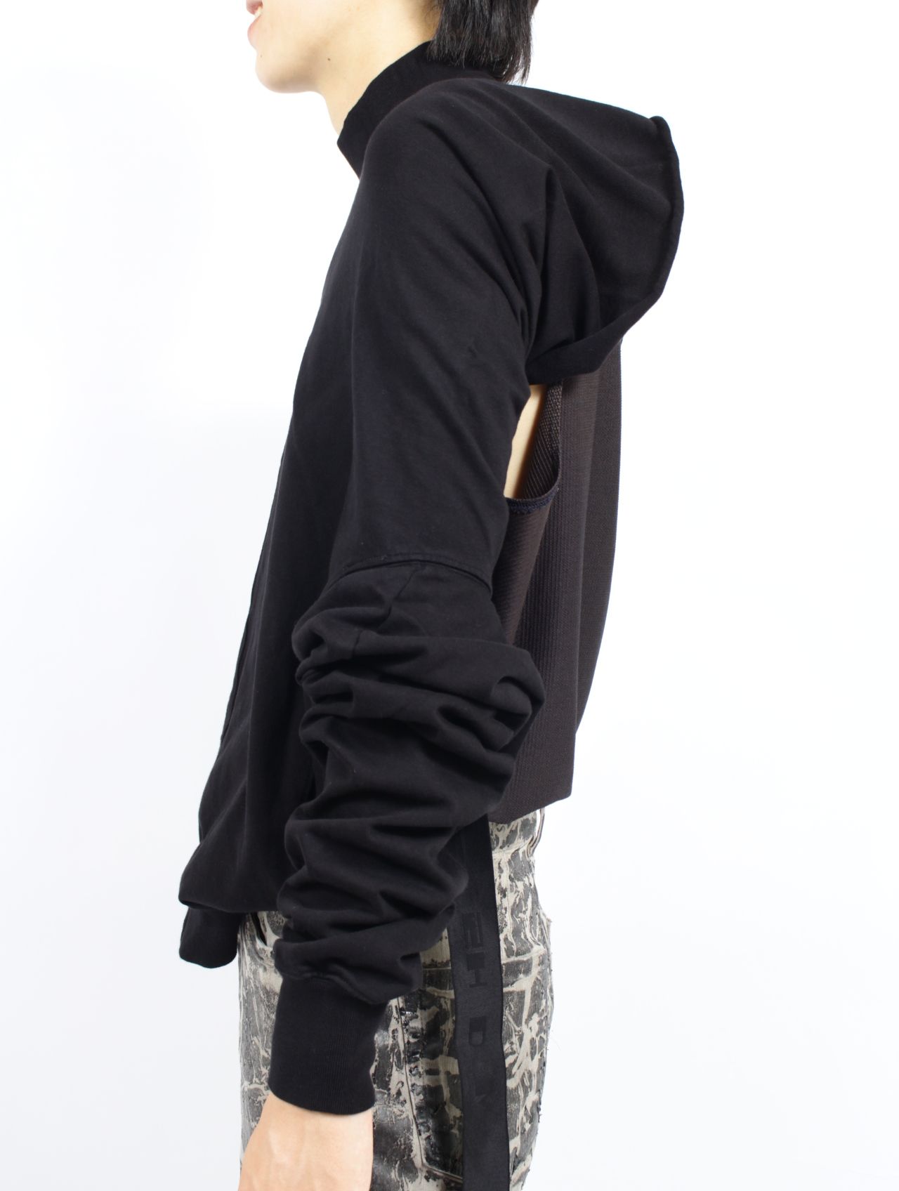 【25AW】ヘッドオン ダブルネック スウェット プルオーバー 長袖 カットソー / HEADON DBL SWEATER / ブラック