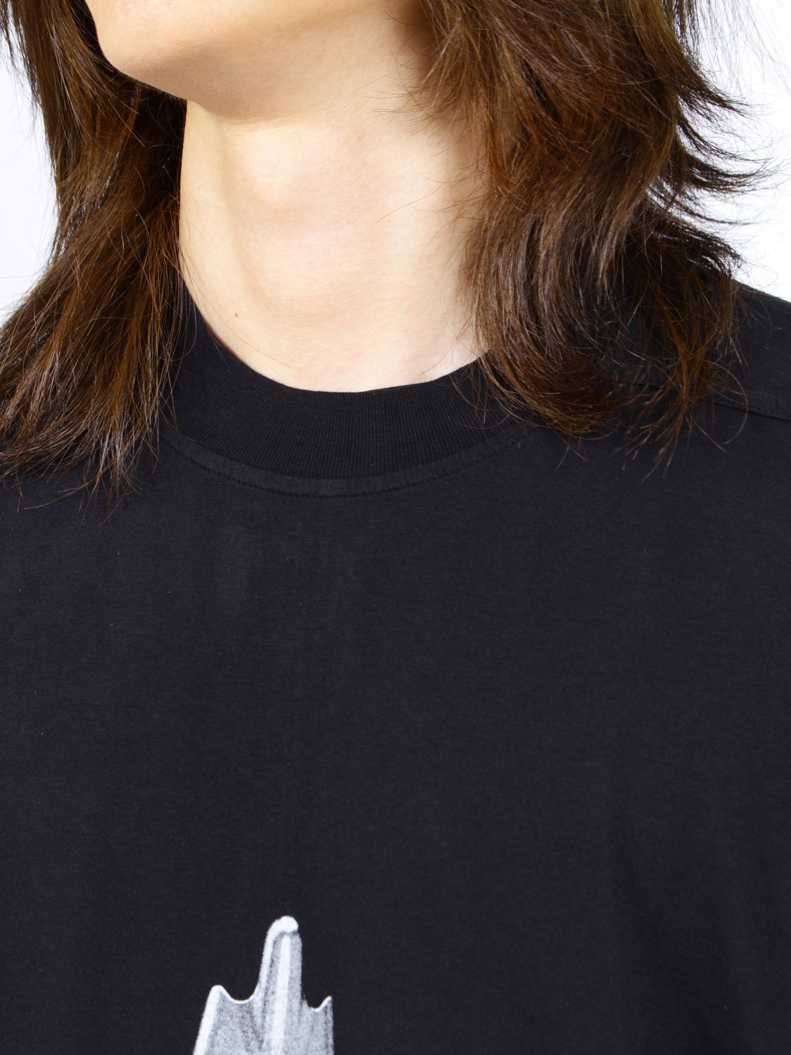 【26SS】トミー Tシャツ / TOMMY T / ブラック×ミルク