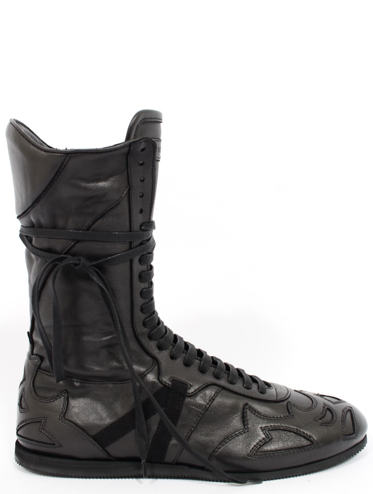 【25AW】パルネ ボクシング ハイカット スニーカー / PALNE BOXING HIGH CUT SNEAKER / ブラック